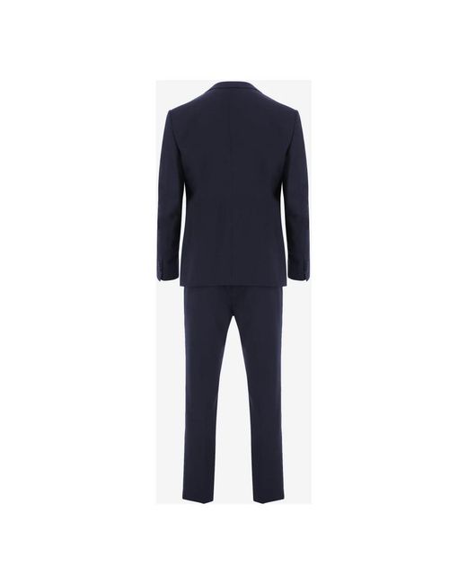 Giorgio Armani Blue Single Breasted Suits for men