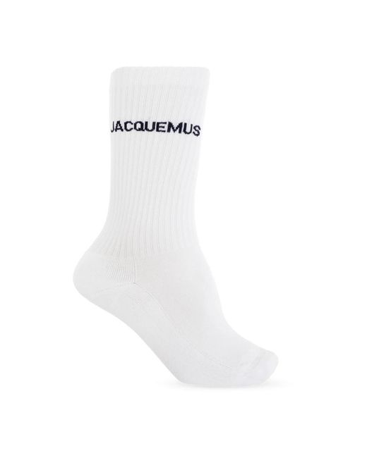 Jacquemus Logo Sokken in het White