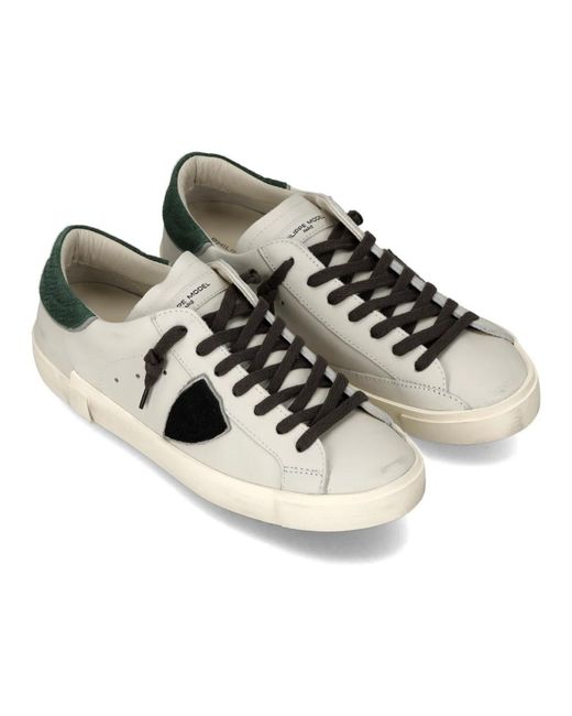 Philippe Model White Sneakers for men