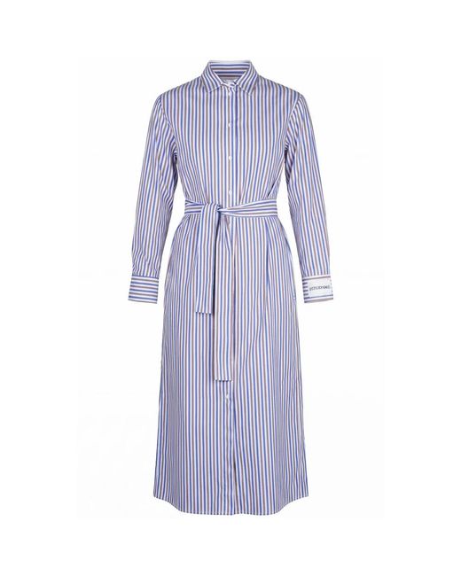 Ottod'Ame Purple Shirt Dresses