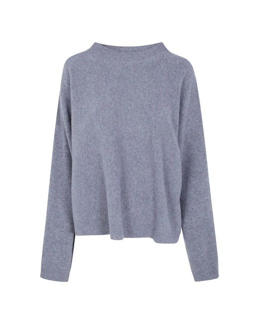 Sofie D'Hoore Blue Round-Neck Strickwaren