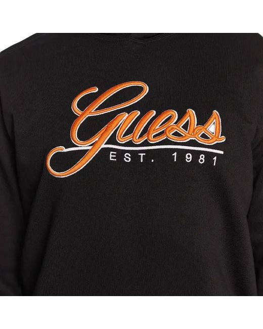 Guess Hoodies & Sweatvesten ,Zwart ,Stijlvolle Hoodie Sweatshirt in het Black voor heren