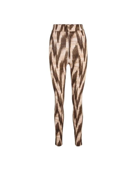 Fila Broeken ,Veelkleurig ,Katoen Leggings, Model Calla, Katoen in het Metallic