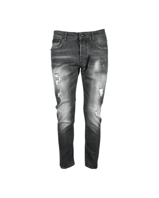 CoSTUME NATIONAL Gray Slim Fit Jeans for men