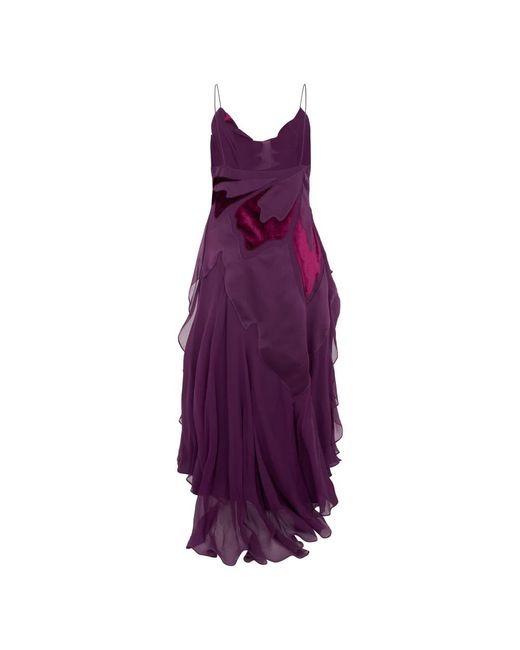 Alberta Ferretti Purple Party Dresses
