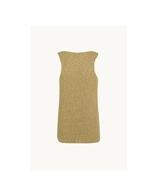 Cortana Green Sleeveless Tops