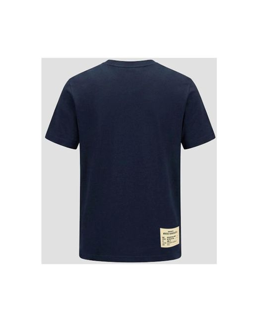 Moose Knuckles Blue T-Shirts for men