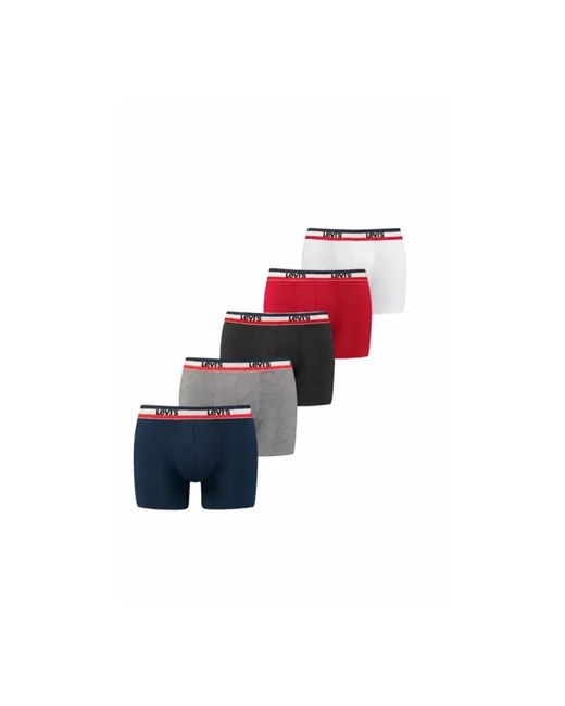 Levi's Verrassingsboxers 5-Pack in het Red voor heren
