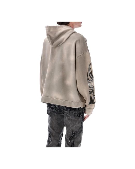 Who Decides War Gray Zip-Throughs for men