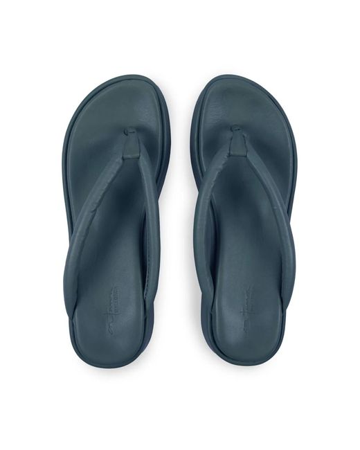 Cortana Blue Flip Flops
