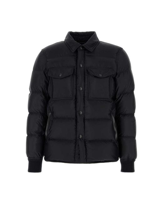 Tom Ford Jassen ,Blauw ,Polyester Midnight Down Jacket in het Black voor heren
