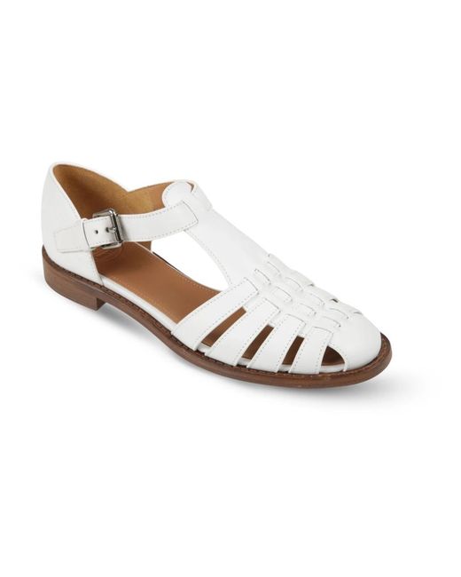 Church's White Flat Sandals