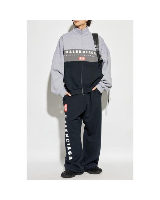 Balenciaga Gray Zip-Throughs for men