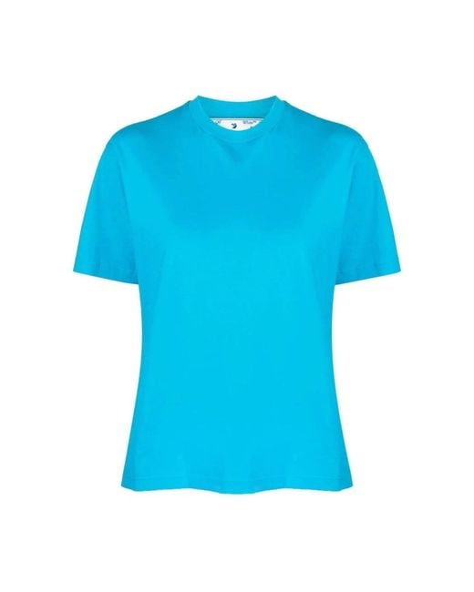 Off-White c/o Virgil Abloh Blue T-Shirts for men