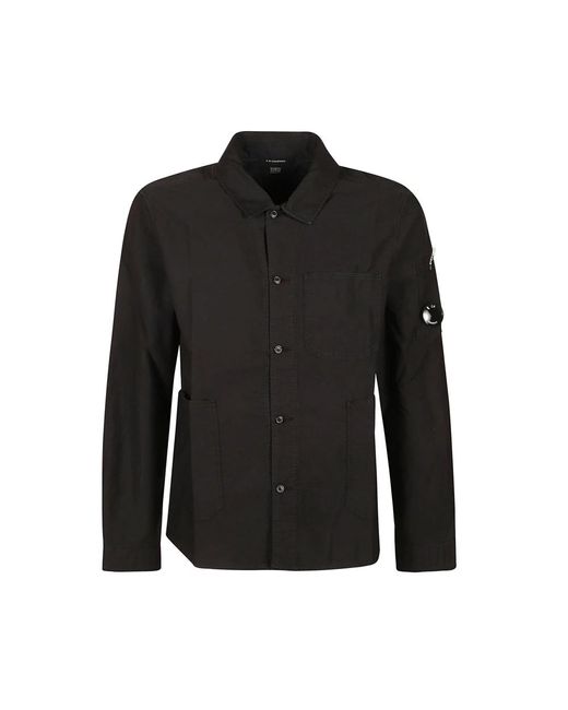 C P Company Ottoman workwear hemd in Black für Herren