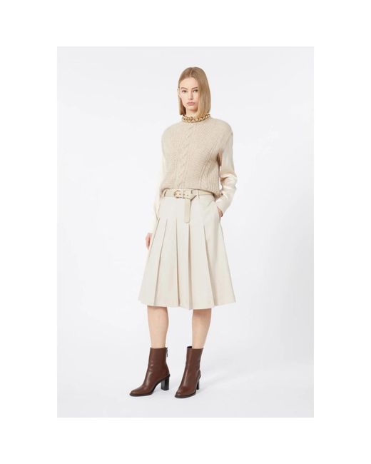 Max Mara Natural Midi Skirts