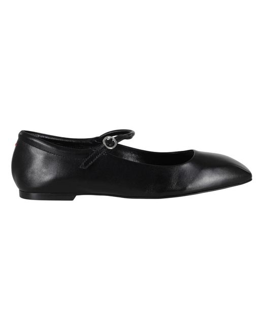 Aeyde Black Ballerinas
