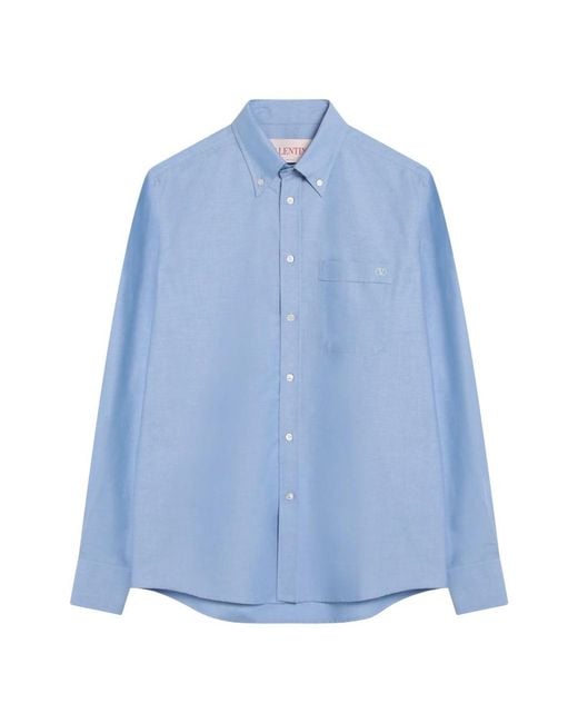 Valentino Blue Formal Shirts for men