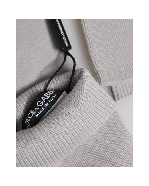 Dolce & Gabbana Gray Gloves