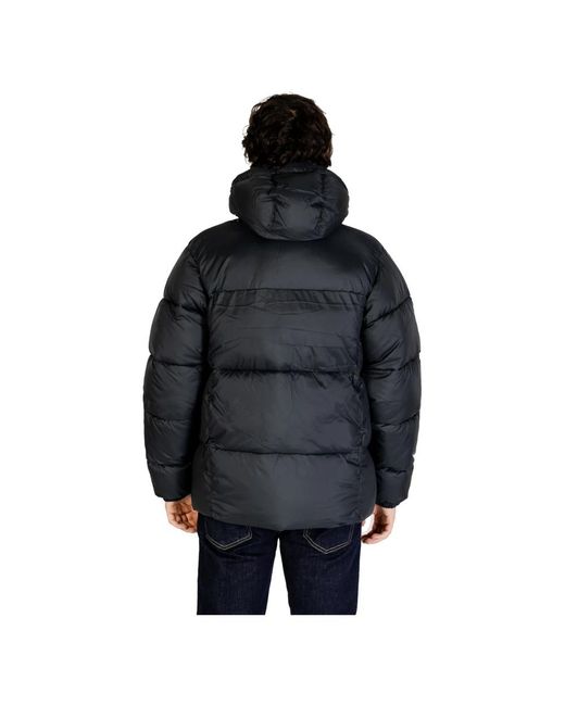 Columbia Jassen ,Zwart ,Polyester Capuchonjas Herfst/Winter Collectie in het Black voor heren