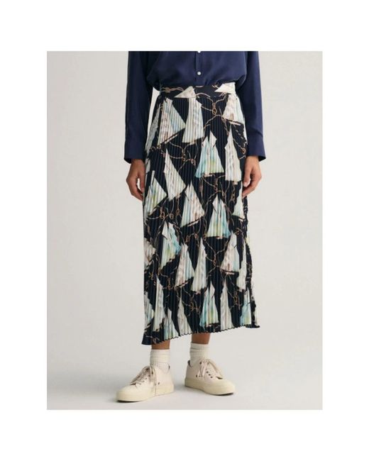 Gant Blue Maxi Skirts