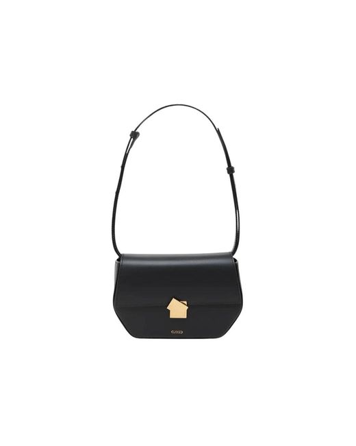 Shoulder Bags Closed de color Black