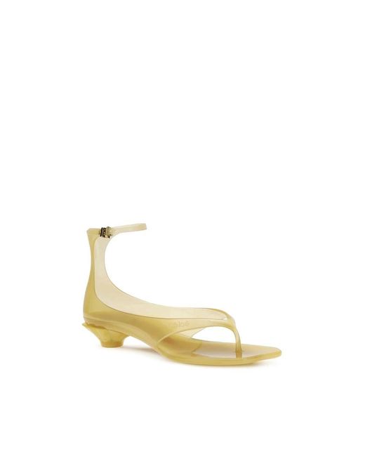 Chloé Yellow High Heel Sandals
