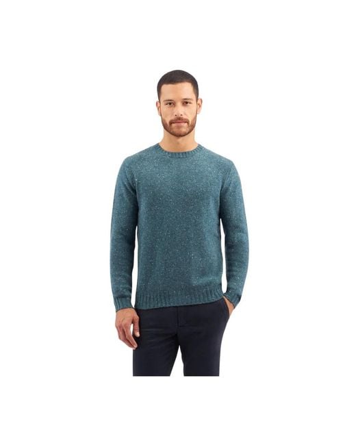 Brooks Brothers Blue Round-Neck Knitwear for men