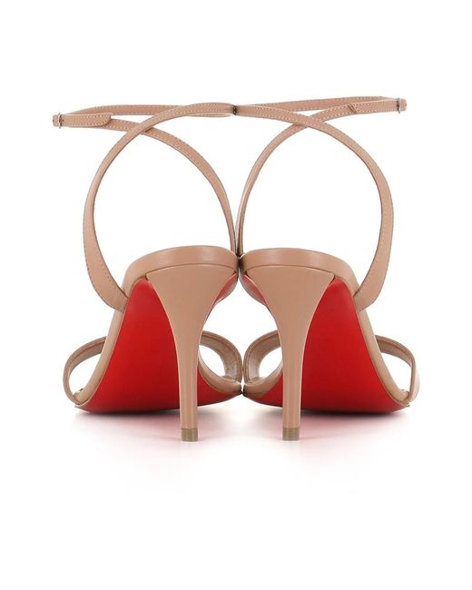 Christian Louboutin White High Heel Sandals