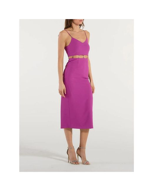 Patrizia Pepe Purple Midi Dresses