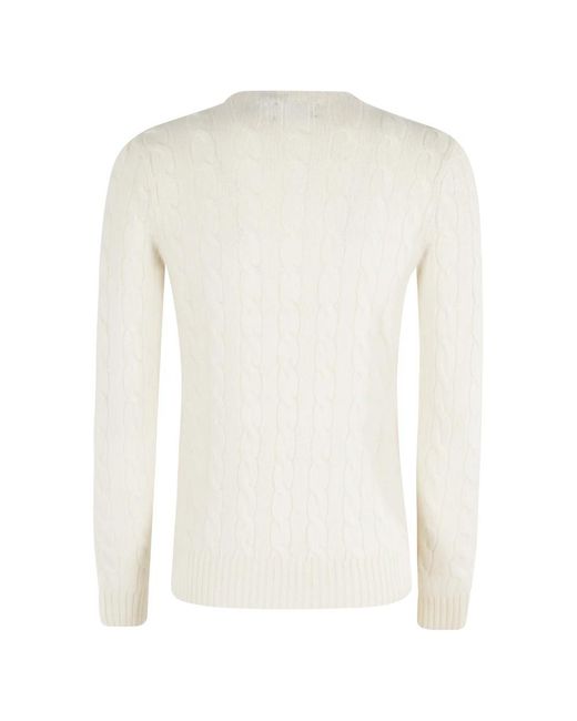 Polo Ralph Lauren White Round-Neck Knitwear