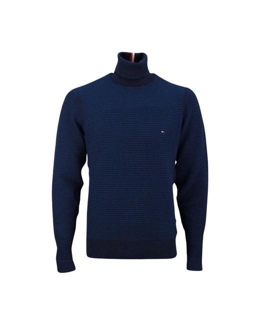Turtlenecks Tommy Hilfiger de hombre de color Blue