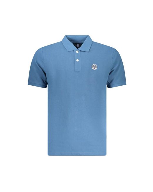 North Sails Blue Polo Shirts for men