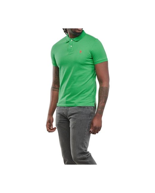 U.S. POLO ASSN. Green Polo Shirts for men