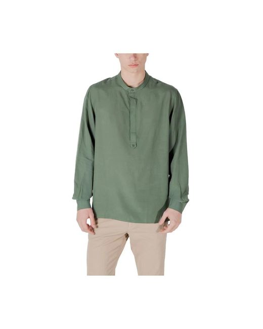 Antony Morato Grünes Lyocell Hemd Kilis Relaxed Fit in Green für Herren