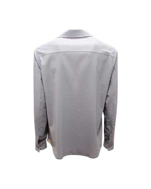 BRIGLIA Gray Light Jackets for men