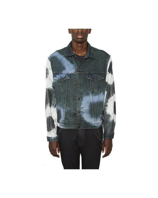 Giorgio Brato Gray Denim Jackets for men