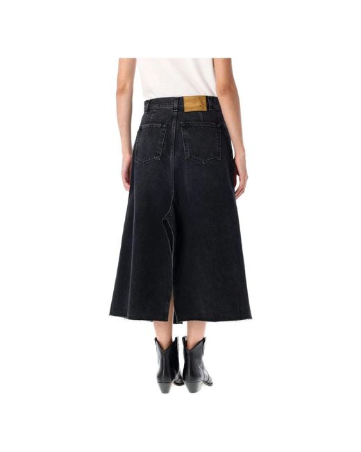 Haikure Black Denim Skirts