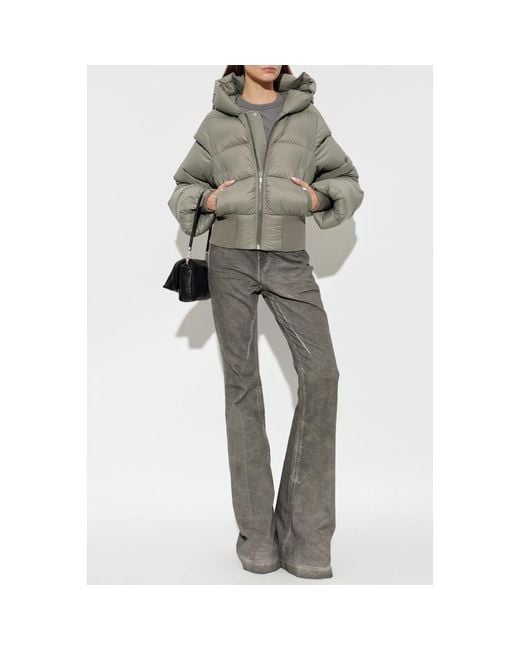 Down Jackets Rick Owens de color Gray
