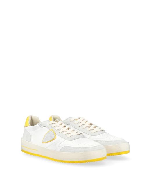 Philippe Model White Sneakers for men