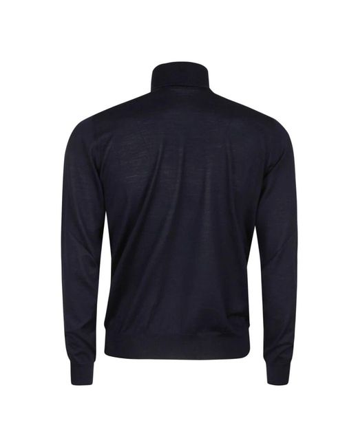 Turtlenecks hindustrie de hombre de color Blue