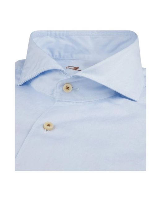 Stenstroms Overhemden ,Blauw ,Katoen Regular Twill Overhemd in het Blue voor heren