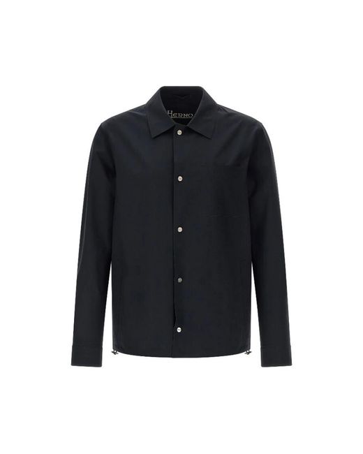 Herno Essence Shacket in het Blue voor heren