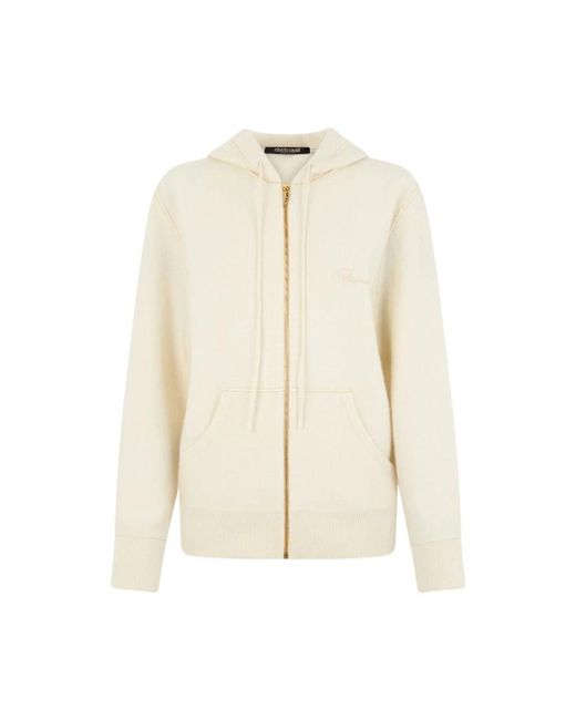 Roberto Cavalli White Zip-Throughs