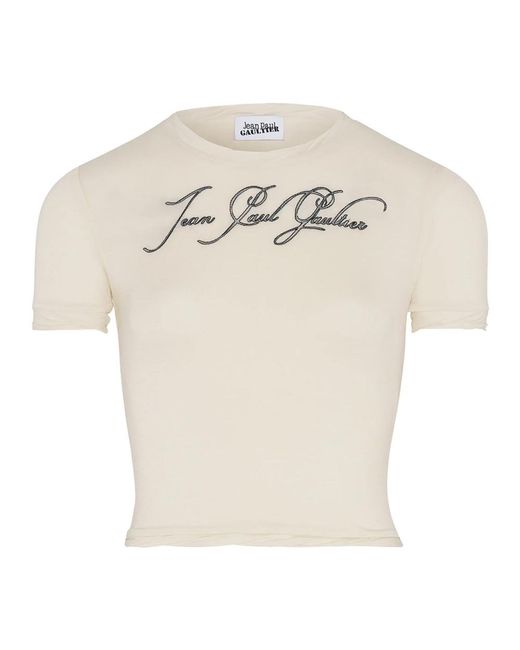 T-Shirts Jean Paul Gaultier de color White