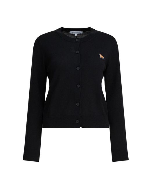 Cardigans Maison Kitsuné en coloris Black