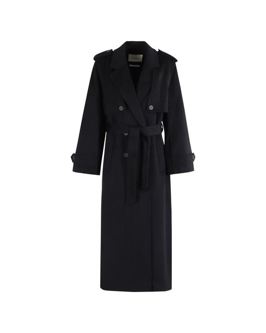 Double-Breasted Coats IVY & OAK en coloris Black