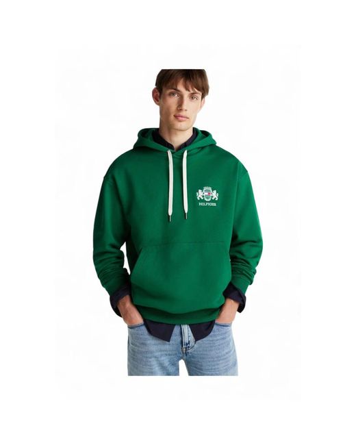 Tommy Hilfiger Green Hoodies for men