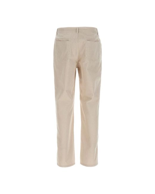 A.P.C. Natural Straight Trousers for men