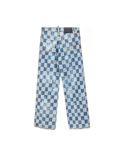 DSquared² Blue Straight Fit Jeans